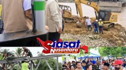 Percepatan Pemulihan Akses, Presiden Prabowo Tinjau Pengerjaan Jembatan Bailey Teupin Mane di Bireuen