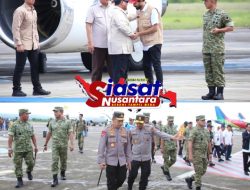 Presiden dan Kapolri Tiba di Aceh: Tinjau Lokasi Banjir dan Pemasangan Jembatan Bailey di Bireuen