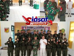 Pembukaan Latsarmil Menwa Batalyon 175 Polnustar Angkatan XVI Resmi Dimulai di Kodim 1301/Sangihe