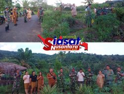 Masyarakat Pindang Sambut Baik Rencana Pembangunan Yon Tempur, Kodim 1301/Sangihe Lakukan Survei Perdana