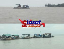 TNI AL Tak Main-Main: Lima Ponton Liar Ditangkap di Pantai Asmara, Negara Turun Tangan Selamatkan Laut Bangka Barat