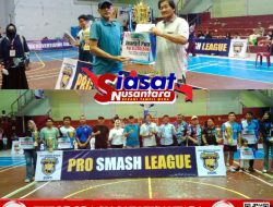 Open Turnamen Bola Voli Pro Smash League antar Desa se-Kabupaten Belitung telah Usai, Tim Putra Putri PJP Sungai Padang Raih Juara 1