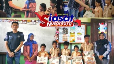 Lapas Tanjungpandan Laksanakan Baksos Ringankan Beban Wali Murid, Lunasi Uang Komite dan Salurkan Perlengkapan Sekolah