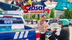 Berbagi Kepedulian Jelang Nataru, Ditlantas Polda Riau Gelar Jumat Barokah dan Edukasi Keselamatan