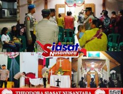 Kapolsek Kampar Pastikan Keamanan Malam Natal, Sapa Jemaat di Gereja, Polri Hadir untuk Masyarakat