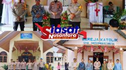 Sinergi Amankan Natal, Pamatwil Tinjau Gereja di Rumbio Jaya, Pamatwil: Polri Hadir untuk Masyarakat