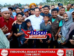 Mendagri Serahkan Bantuan ke Desa Geudumbak Kecamatan Langkahan, Aceh Utara