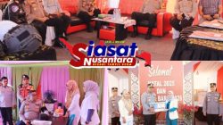 Komitmen Sentuhan Pimpinan Diawal Tahun 2026, Kapolres Kampar Cek Kesiapan Pos Pam Tapung dan Beri Bingkisan