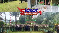 Dandim 1301/Sangihe Letkol Czi Nazarudin Pimpin Upacara di Makam Pahlawan Batahata Santintiago dalam Peringati HUT Korem 131/Santiago ke-62