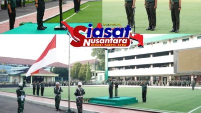 Kodam II/Sriwijaya Gelar Upacara Bendera Mingguan Perdana Tahun 2026 dengan Semangat Baru