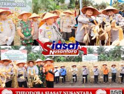 Wujudkan Swasembada Pangan, Polda Riau Panen Raya Jagung Serentak di Kampar