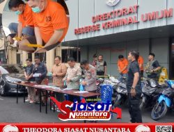 Polda Sulut Berhasil Amankan Dua Pelaku Curanmor, Sita 9 Sepeda Motor di Manado dan Minahasa