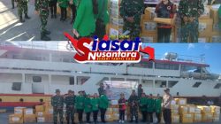 Wujud Kepedulian TNI, Persit KCK PD XIII/Merdeka Salurkan Bantuan Kemanusiaan untuk Korban Banjir Bandang Sitaro