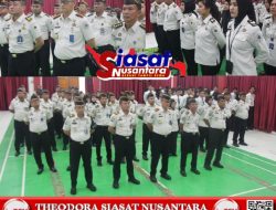 Awali Tahun dengan Semangat Integritas, Lapas Kelas IIA Pekanbaru Ikuti Apel Gabungan Kemenko Kumham Imipas