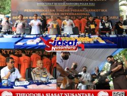 Polda Riau Musnahkan Narkoba Senilai Rp43,9 Miliar, Hasil Tangkapan Jelang Tahun Baru