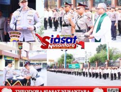 Kapolresta Pekanbaru Kombes Pol. Jeki Rahmat Mustika Pimpin Sertijab, AKP Rafidin Lumban Gaol Jabat Kapolsek Payung Sekaki