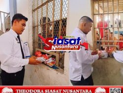 Pastikan Hak Terpenuhi, Lapas Pekanbaru Bagikan Perlengkapan Dasar di Blok Mapenaling