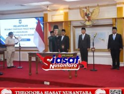 Lantik Tiga Pejabat Pimpinan Tinggi Madya, Mendagri Minta Pahami Tugas Masing-Masing