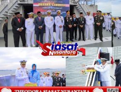 TNI AL Gelar Peringatan Hari Dharma Samudera 2026, Dankodaeral XIV Pimpin Tabur Bunga di Laut