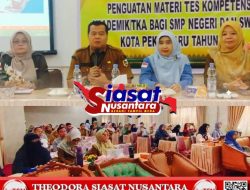Sosialisasi dan Pelatihan Penguatan Materi TKA bagi Guru SMP di Pekanbaru