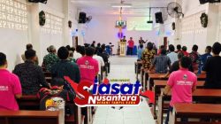 Merajut Iman di Balik Jeruji, WBP Kristen Lapas Pekanbaru Ikuti Ibadah