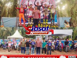 Tunjukkan Komitmen di Olahraga Balap Motor, Kapolres Kampar Dukung Bibit Balap di Kejuaraan Grasstrack