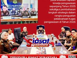 Kajati Riau Ikuti Monev Pengawasan, Perkuat Pelaksanaan Tugas Pengawasan di Tahun 2026