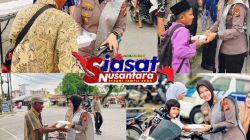 Kasat Lantas Polres Kampar Pimpin Jumat Berkah, Sentuh Hati Pengguna Jalan