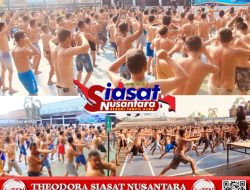 Jaga Kebugaran dan Kedisiplinan, Ratusan Warga Binaan Lapas Pekanbaru Semangat Ikuti Senam Pagi