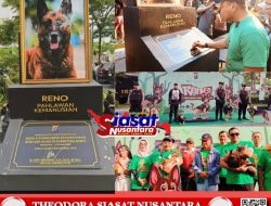 Polda Riau Gelar Pet Parade Kenang Reno, Anjing Pelacak K9 Pahlawan Kemanusiaan