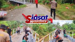 Hari Keempat, Gotong Royong Renovasi Jembatan Sungai Penyengat Terus Dikebut