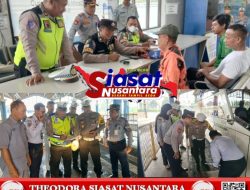 Operasi Keselamatan Candi 2026, Jajaran Satlantas Polres Pekalongan Kota Laksanakan Ramp Check di Terminal