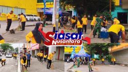 Pasar Ramayana Bangkinang Lebih Bersih Berkat Sinergi Polri, TNI, dan Masyarakat