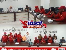 Perkenalkan Diri dan Visi Misi Saling Bersinergi, DPD LIN Provinsi Jambi Silaturahmi Audensi ke Kantor Cabang Utama Bank 9 Jambi