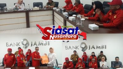 Perkenalkan Diri dan Visi Misi Saling Bersinergi, DPD LIN Provinsi Jambi Silaturahmi Audensi ke Kantor Cabang Utama Bank 9 Jambi