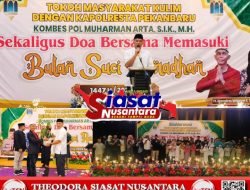 Silaturahmi Bersama Tokoh Masyarakat, Kapolresta Pekanbaru Ajak Masyarakat Jaga Kamtibmas Jelang Ramadhan