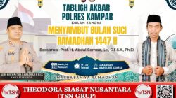 Polres Kampar Siapkan Diri Sambut Berkah Ramadhan, Tabligh Akbar Bersama Ustadz Abdul Somad Terbuka untuk Umum