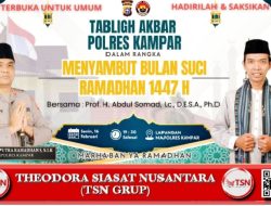 Polres Kampar Siapkan Diri Sambut Berkah Ramadhan, Tabligh Akbar Bersama Ustadz Abdul Somad Terbuka untuk Umum