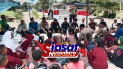 Polsek Sinaboi Gelar Pelepasan BKO Brimob dan BKO Polda Riau, Jembatan Kampung Aman Selesai Dibangun