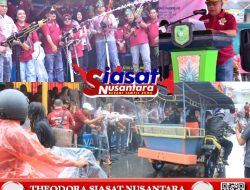 Bupati Meranti Buka Festival Perang Air Cian Cui Imlek 2577 di Selatpanjang
