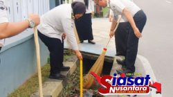 Semangat Sambut Ramadhan, Lapas Pekanbaru Wujudkan Lingkungan Bersih Lewat Kerja Bakti Bersama