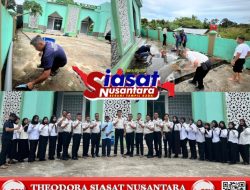 Sambut Ramadhan 1447 H, Lapas Tanjungpandan Gelar Kerja Bakti Bersama Warga Binaan di Masjid As-Sujuud