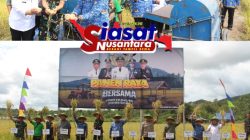 Panen Raya Bersama Yonif TP845/KS, Eks Sawah Jepang di Desa Simpang Tiga Renggiang Belitung Timur