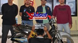 Pelaku Curanmor di Belitung Berhasil Dibekuk Satreskrim Polres Belitung, Satu Unit Motor Diamankan