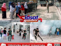 TNI Hadir untuk Rakyat: Yonif TP 845/KS Gelar Bakti Sosial Bersihkan Tempat Ibadah dan Waduk Eks Jepang