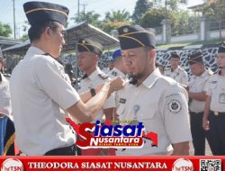 Lapas Kelas IIB Tanjung Pandan Gelar Pengukuhan Kenaikan Pangkat 20 Orang Pegawai