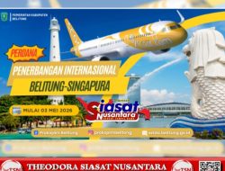 Pemkab Belitung Pastikan Kesiapan Sambut Penerbangan Internasional Perdana Scoot Airline Rute Singapura ke Belitung pada 3 Mei 2026