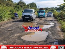 Akses Vital Jalan Lintas Muba-PALI: Lubang Menganga di Sisi Muba, Mulus di Sisi PALI, Ketimpangan Jalan Provinsi