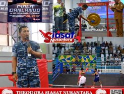 Danlanud H. AS Hanandjoeddin Buka Kejuaraan Tinju Amatir Piala Danlanud, Diikuti 62 Orang Peserta Baik Lokal dan Luar Kota