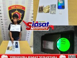 Kurir Narkoba Asal Silaen Diringkus Satnarkoba Polres Toba di Pinggir Jalan Jalinsum Balige, 1,35 Gram Sabu Disita Polisi